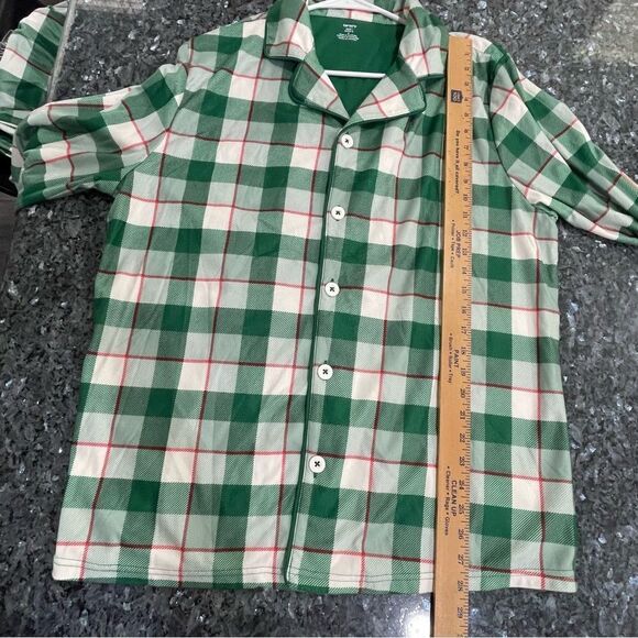 NWT CARTERS ADULT LARGE PLAID PAJAMAS - Picture 5 of 14